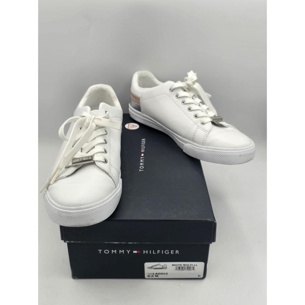 Tommy‎ Hilfiger Laddi 2 TWLADDI2 Mens White Lifestyle Sneakers Shoes 8.5 M